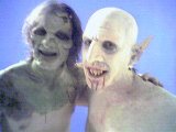 Brad (Zombie) and Adam (Batboy) on the recording set.