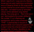 The story the creator made up. (there’s no way a quickly blinking 5 would show on Sesame Street for 12 hours.