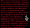 The story the creator made up. (there’s no way a quickly blinking 5 would show on Sesame Street for 12 hours.