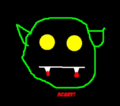 Poorly drawn monster image.