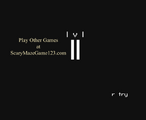 The (alternate) game over screen.