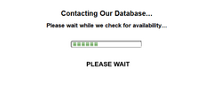 The fake loading page.