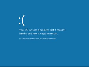 BSOD screen