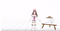 The anime girl.