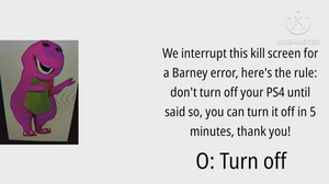 PS4killScreenBarneyMode.png
