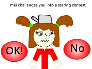 Mei's staring contest main menu.png