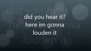 The second Movie Maker title reading "did you hear it? here im gonna louden it".