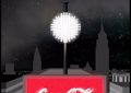 The ball dropping
