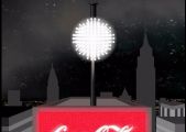 The ball dropping