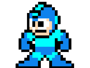Megaman retro 3d by cezkid.gif