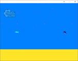 The dolphin is about to get attacked by Roki Ubica. Dude, just swim up!