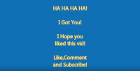 The text that shows up after the screamer.