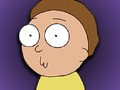 The image of Morty Smith used as a screamer.
