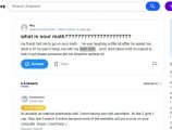 A Yahoo question of someone asking if the website is legit.